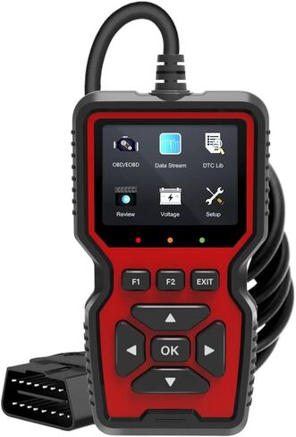 ماسح ضوئي V519 للسيارة Obd2 أداة تشخيص أخطاء السيارة متعددة الوظائف أداة تشخيصية قارئ رمز فحص تلقائي للمحرك Obdii Eobd CAN in Kuwait
