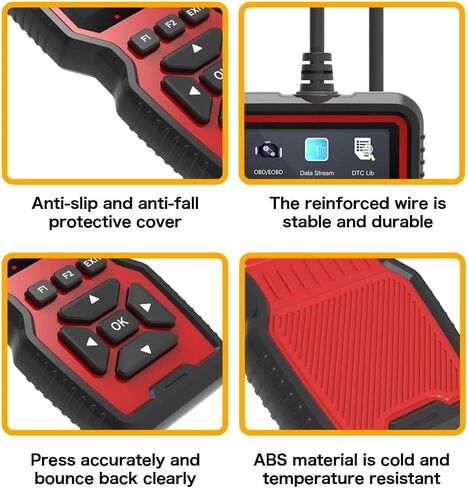 ماسح ضوئي V519 للسيارة Obd2 أداة تشخيص أخطاء السيارة متعددة الوظائف أداة تشخيصية قارئ رمز فحص تلقائي للمحرك Obdii Eobd CAN in Kuwait