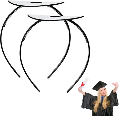 3 Pack Graduation Cap Headband Secures Your Grad Cap,Graduation cap Insert，Hat Accessories for Graduates, Students, Women （Graduation Cap Not Included） in Saudi Arabia