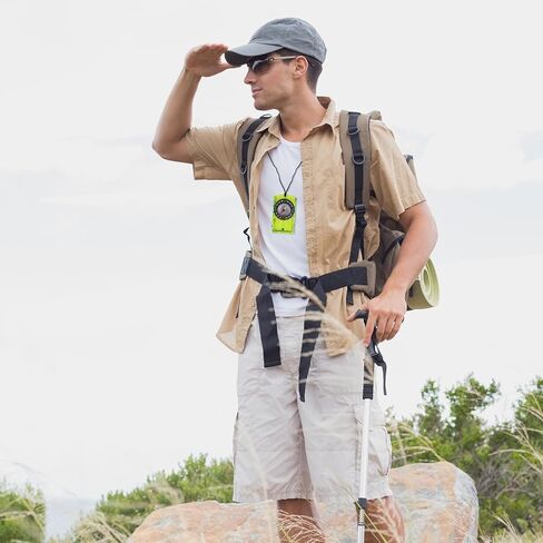 3 قطع بوصلة للمشي لمسافات طويلة مع 3 قطع صفارات تخييم 2 في 1 مع حبل، بوصلة توجيه احترافية لقراءة الخرائط، بوصلة كشفية للأطفال والكبار في حالات الطوارئ والمشي لمسافات طويلة على الظهر in Kuwait