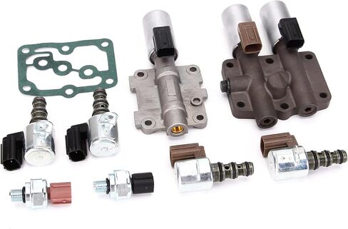 28250-P6H-024 طقم الملف اللولبي ناقل الحركة متوافق مع Accord Odyssey Pilot TL CL MDX 1997-2006 استبدل 28250-P7W-003 28400-P6H-013 28500-P6H-013 in Kuwait