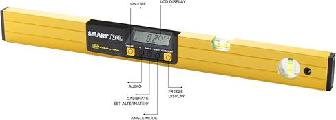 M-D Building Products 92288 SMARTTOOL® 24 Inch Digital Level: Precision Measurement with LCD Screen, Audible Alerts, Water Resistance, High Visibility, and Heavy-Duty Aluminum Frame in Saudi Arabia