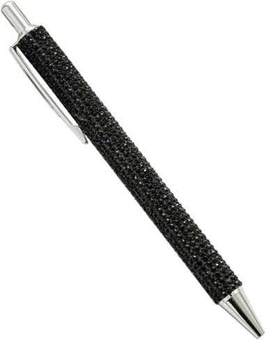 Red Rhinestone Bling Metal Ballpoint Pens Stationery Press Pen Black Ink Gift Pens for Women Girls Coworkers Novelty Cool Signature Pen Writing and Correction Supplies Ballpoint Pens Pens and Refills in Saudi Arabia