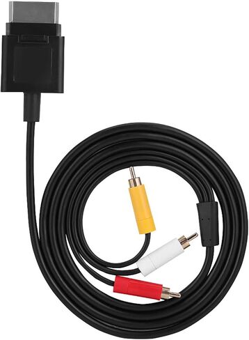 1.8m AV Cable Audio Video Cord, Component ABS Cord for Xbox 360 Slim, Audio Cable Video Cord for The Game Players Replacement, AV Cable in Saudi Arabia