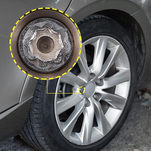 ACROPIX Car 301 Wheel Lug Nut Removal Key Fit for Mercedes-Benz - Pack of 1 Silver Tone in Saudi Arabia