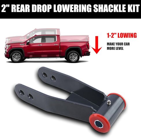 410520 طقم تعليق تكبل خلفي 2 بوصة متوافق مع 1988-1998 Chevy & GMC C1500/C2500 1988-2019 Silverado Sierra 1500 in Kuwait