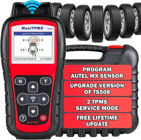 Autel MaxiTPMS TS508WF، أداة برمجة TPMS، أداة Autel TPMS، تحديث مجاني، إعادة تعلم TPMS/إعادة ضبط القراءة/مسح TPMS DTCs، تنشيط مستشعر الإطارات، مستشعر MX البرنامج، أفضل TS408 TS501 TS508 Lite TS900 in Saudi Arabia