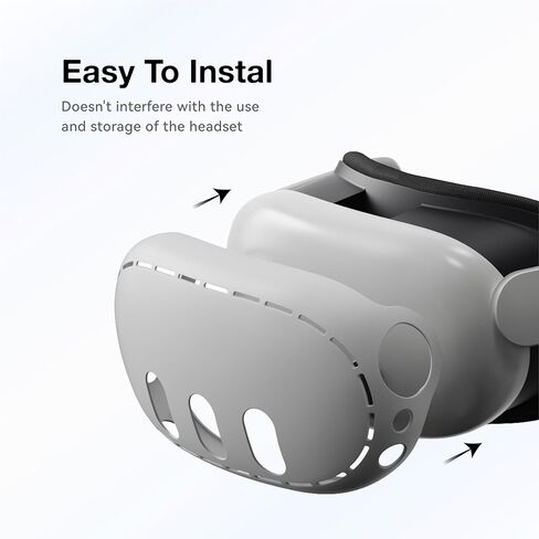 غلاف غلاف VR لملحقات سماعات الرأس Meta Quest 3، واقي سماعة الرأس VR لسماعات Oculus Quest 3 VR (مادة ABS شفافة) in Kuwait