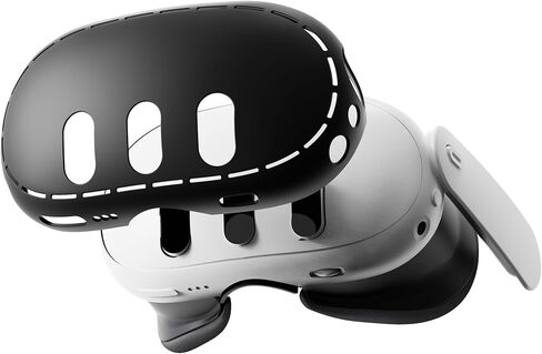 VR Shell Cover Skin for Meta Quest 3 Headset Accessories, VR Headset Protector for Oculus Quest 3 VR Headsets (ABS Material Clear) in Saudi Arabia