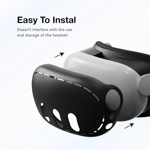 VR Shell Cover Skin for Meta Quest 3 Headset Accessories, VR Headset Protector for Oculus Quest 3 VR Headsets (ABS Material Clear) in Saudi Arabia