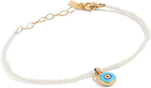 Chan Luu Women's 18k Gold Plated Evil Eye Bracelet in Saudi Arabia