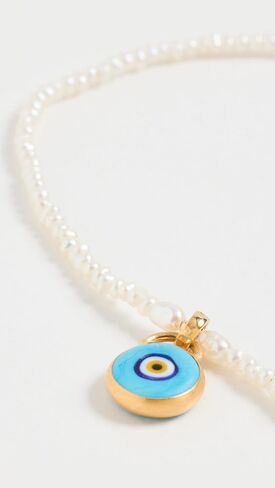 Chan Luu Women's 18k Gold Plated Evil Eye Bracelet in Saudi Arabia