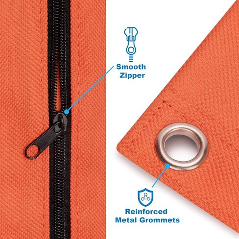 حقيبة أقلام رصاص مكونة من 3 حلقات، مجموعة مكونة من 24 كيسًا بسحاب ذات 3 فتحات بألوان متنوعة، حامل أقلام رصاص من القماش قوي ومتين مع نافذة شفافة لمستلزمات الكلية المكتبية والمدرسة (24) in Kuwait