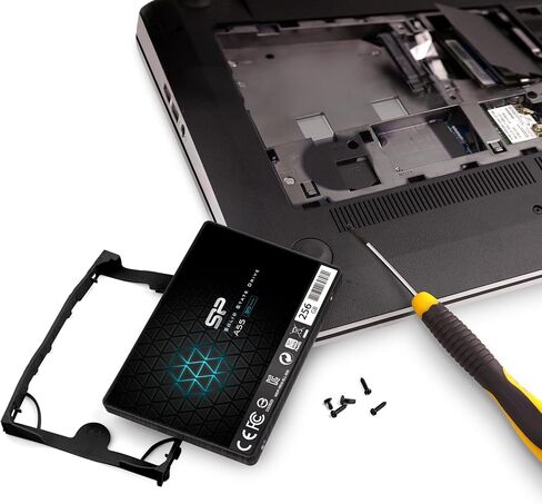 سيليكون باور 256 جيجا SSD 3D NAND A55 SLC Cache Performance Boost SATA III 2.5 بوصة محرك الحالة الصلبة الداخلي SU256GBSS3A55S25AH in Saudi Arabia