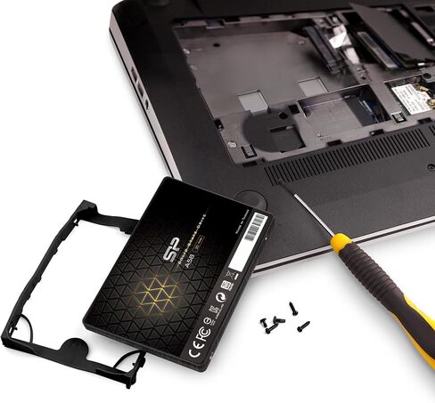 Silicon Power 256GB SSD 3D NAND A55 SLC Cache Performance Boost SATA III 2.5" Internal Solid State Drive SU256GBSS3A55S25AH in Kuwait