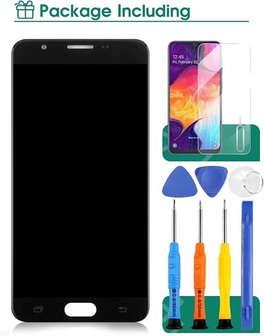 Srjtek for Samsung Galaxy J7 Prime Screen Replacement LCD Display Touch Digitizer Glass Sensor G610 G6100 G610F SM- G610M/DS SM-610F/DS On7 2016 Parts in Saudi Arabia
