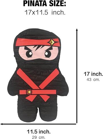 Ninja Pinata Black Ninja Birthday Party Decor with Karte Ninja Theme Unleash Birthday Party Decor in Kuwait