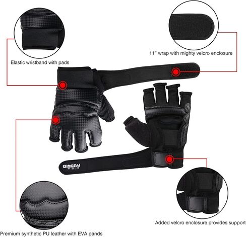 Taekwondo Gloves, WTF Approved Muay Thai Sandbag Boxing Training Punching Bag Half Finger Mitts Sparring Martial Arts Karate Fighting MMA Gloves for Men Women Kids in Saudi Arabia