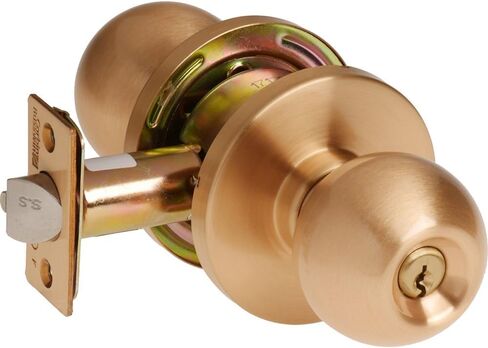 Corbin Russwin CK4451-GWC-612-KR الصف 2 مدخل/دخول/مكتب، 612 - ساتان، ظهر 2-3/4 بوصة، يمكن عكسه على اليد اليمنى، فولاذ/برونز in Saudi Arabia