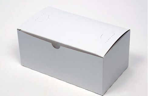 Premium Clay Coated Kraft Paperboard White Non-Window Lock Corner Bakery Box, 9 Length x 5 Width x 4 Height (Case S964 S964 in Saudi Arabia