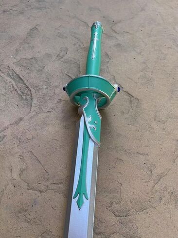 31 بوصة أنيمي السيف Lambent ضوء Asuna يووكي سيف ذو حدين رغوة ساو طبق الاصل تأثيري بليد in Kuwait