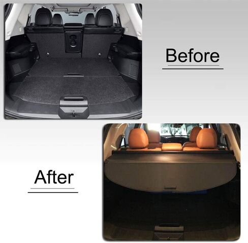 kaungka Updated Version:Cargo Security Rear Trunk Cover Retractable for 10-15 Lexus Rx350 Rx450H Cargo Cover Black (There is no Gap Between The Back Seats and The Trunk Cover) in Saudi Arabia