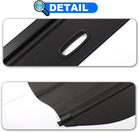 Cargo Cover for Hyundai Santa Fe Accessories 2019 2020 2021 2022 2023 Black Trunk Shade Luggage Security Cover in Saudi Arabia