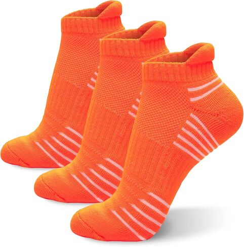 CUTIE MANGO Women's Sports Ankle Socks Athletic Running Thickened Cushioned Breathable Fabric Reinforced Heel & Toe Low Cut in Saudi Arabia
