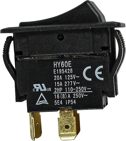 HQRP ON Off Rocker Switch 4-Prong 20A 125V متوافق مع KEDU HY60E، 2LNC4، D507336، أدوات Shopsmith، UL المدرجة in Saudi Arabia