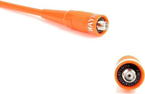 TWAYRDIO 2-Way Radio UHF VHF 2M/70CM SMA Female Soft Whip Antenna for Baofeng UV5R Series 888S Walkie Talkie Orange in Saudi Arabia
