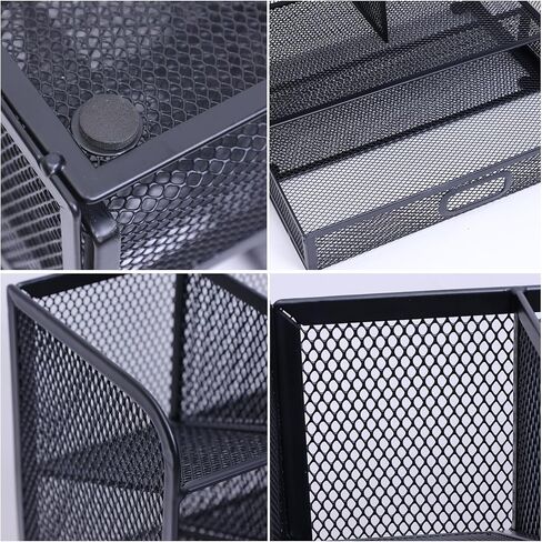 Mesh Desk Organizer with Drawer,Multi-Functional Pen Holder for Desk, Pencil Organizer Desk Organizers and Accessories for School Home Art Supplies in Kuwait