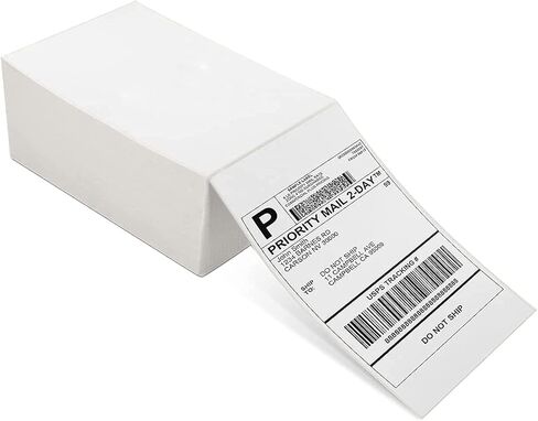 ملصق شحن NetumScan Thermal Direct مقاس 4 × 6 بوصة مع لاصق ذاتي (عبوة مكونة من 500 ملصق لكل لفة) in Kuwait