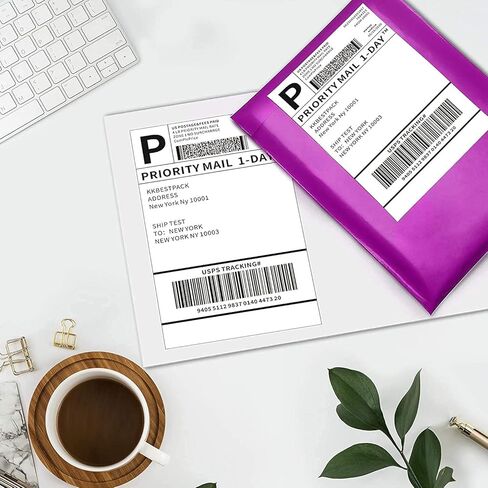 ملصق شحن NetumScan Thermal Direct مقاس 4 × 6 بوصة مع لاصق ذاتي (عبوة مكونة من 500 ملصق لكل لفة) in Kuwait