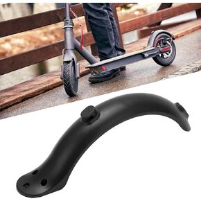 Electric Scooter Fender, 3 Hole Splash Proof Electric Scooter Fender Rear Mudguard Support Mudguard Bracket Fender for Electric Scooter Accessories Parts, 31x5.3cm, Black