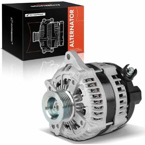 A-Premium Alternator Compatible with Ford F-150, Explorer, Edge, Police Interceptor Sedan/Utility, Special Service Police Sedan & Lincoln MKZ, MKX, MKT, Continental, 12V 200/225A 6-Groove Pulley CW