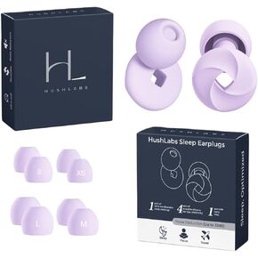 Earplugs for Sleeping, Noise Cancelling, Snoring, Airplanes, Loud, Focus, Comfortable, Safe, Soft, Hypoallergenic, Silicon Reusable with extraEarbuds -33dB (Black), Medium