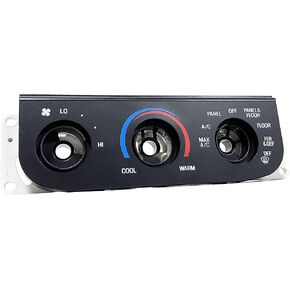 AC Heater Control Panel 2L3Z19980BA for 1999 2000 2001 2002 2003 2004 Ford F-150 2L3Z-19980-BA (only Front Plate with no switches)