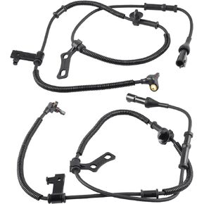 2 Pcs ABS Wheel Speed Sensor Compatible with Ford Explorer Mercury Mountaineer 4.0L V6 and 4.6L V8 2006 2007 2008 2009 2010, Front ABS Sensor, Replacement for 6L2Z2C204A