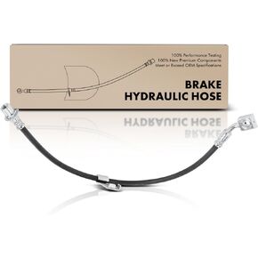 A-Premium Front Passenger Brake Hydraulic Hose Compatible with Cadillac Models - CTS 2008 2009 2010 2011 2012 2013 2014 - Replace# 15818106