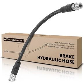 A-Premium Front Brake Hydraulic Hose Compatible with Select Volkswagen and Audi Models - Passat 1998-2005, A4/A4 Quattro 1996-2002, A6/A6 Quattro 1998-2004, S4 2000-2002, S6 2002-2003(Pack of 2)