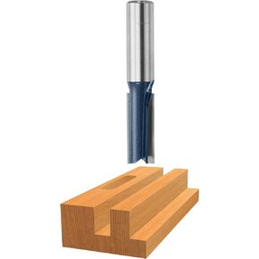BOSCH 85255M 7/16 In. x 1-1/4 In. Carbide Tipped 2-Flute Straight Bit