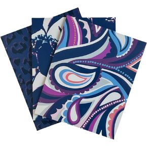 2 Pocket Folders Portfolios 3 Designer Patterns Letter Size Decorative Folders for Kids, Home, Office, School (Dog, Cat, Deer)