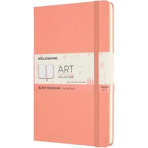 قم بالخريطة والمؤامرة والتخطيط والحلم باستخدام دفتر Moleskine Bullet بفضل الورق العاجي الخالي من الأحماض بوزن 120 جرام في المتر المربع المزود بشبكة منقطة