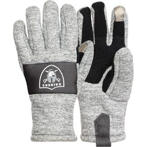FOCO NFL unisex-adult Nfl Team Logo Heather Grey Insulated Gloves