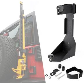 PARTOL Wrangler JL High Lift Jack Mount for Jeep Wrangler JL 2018 2019 2020 2021, Off-Road Tailgate Jack Brackets Mounting Kit
