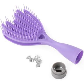 Travel Hair Brush Secret Hidden Diversion Safe,Real Hair Brush Comb for Valuables, Perfect for Mother's Day, Father's Day, Christmas (Black Small)