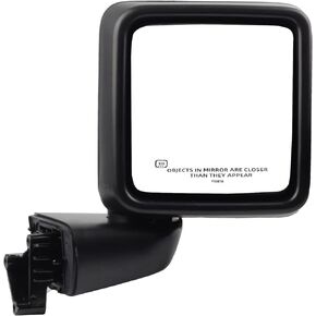 Dasbecan 68281890AB Right Side Rearview Mirror Assembly Glass 5 Pins Compatible with Jeep Wrangler JL 2018-2021 Gladiator JT 2020-2023 Passenger Side 68281890AE