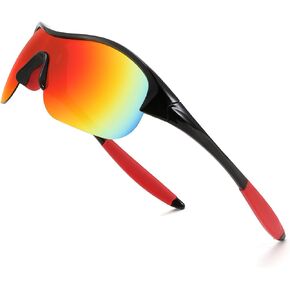 Kids Sunglasses, Polarized Youth Baseball Glasses Sports Cycling Softball Shades for Boys Girls Age 3-12