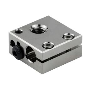 Upgrade High Temperature Nickel Plated Copper Heater Block Compatible with Swiss CR10S PRO CR10 All Metal Hotend Ender 3 V2 Pro Ender5 Plus Parts 3D Printer