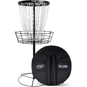 سلة جولف MVP Disc Sports Black Hole Lite Disc مع حقيبة نقل